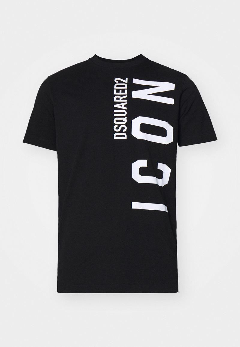 DSQUARED2 ICON T-shirt print zwart
