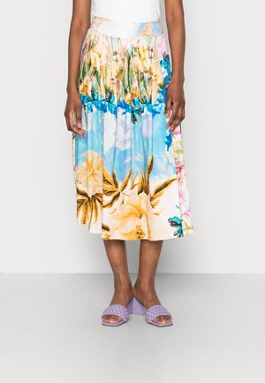 COTSWOLD TIE FRONT SKIRT - Saia evasé - multi