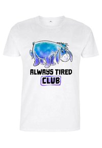 Henry Tiger DISNEY WINNIE THE POOH EEYORE TIRED CLUB UNISEX - T-shirt z nadrukiem