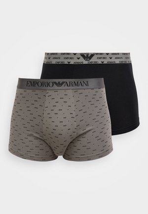 PATTERN MIX PARTE BASSA TRUNK 2 PACK  - Trumpikės - grey/black