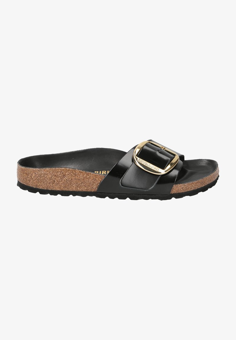Birkenstock MADRID BB LENA HIGH SHINE BLACK HEXS - NARROW - Sandały