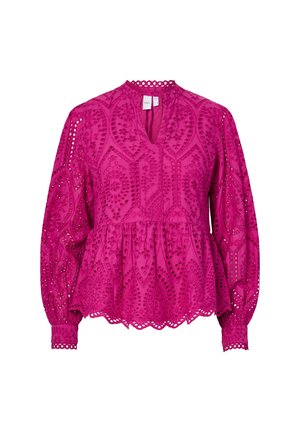 YAS HOLI LS - Blouse - festival fuchsia