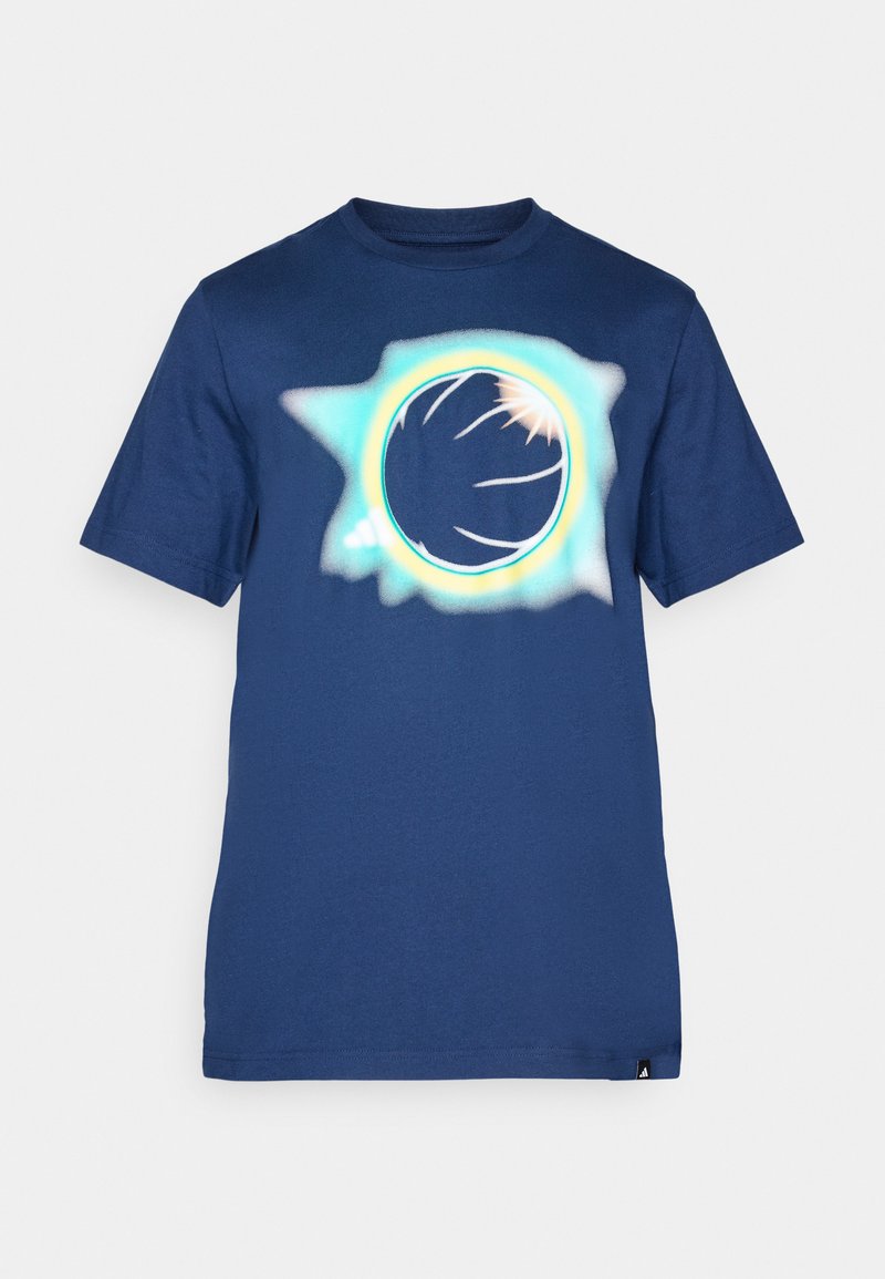 adidas performance T-shirt print donkerblauw adidas performance T-shirt print donkerblauw