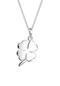 Elli LUCKY CHARM LEAF CLOVER - Halskette - silberfarben