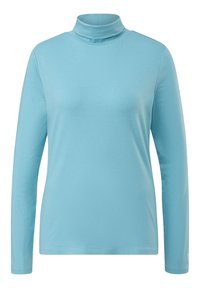 comma casual identity ROLLKRAGEN - Langarmshirt - helles türkis