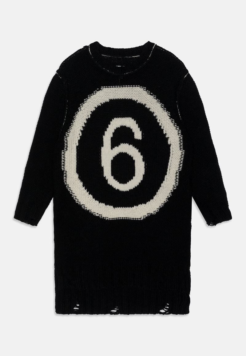 MM6 Maison Margiela Abito in maglia nero