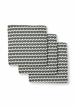 3 PACKS WITH APPLES - Muslin blanket - black grey