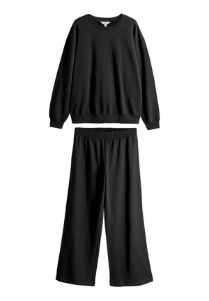 REGULAR FIT - 2 PACK CREW NECK  - Felpa - black