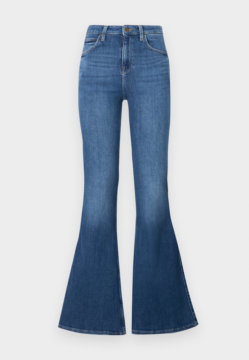 Lee Flared Jeans blauw denim/bluedenim