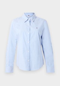 REGULAR - Button-down blouse - blue