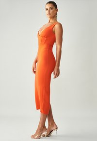 BWLDR SUNDA MIDI X KRISTINA - Pārliekama kleita - tangerine