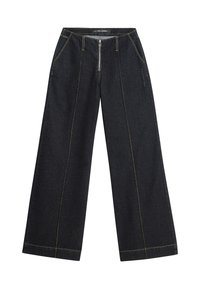 IKON HIGH-RISE WIDE LEG - Široke hlačnice - dark blue