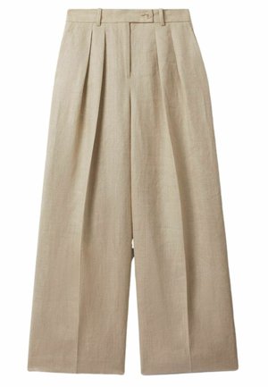 PETITE -  WIDE  - Pantaloni - natural