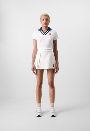 Nike Sportswear YOON TOP - Poloshirt - white/armory navy