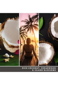 Yankee Candle SIGNATURE MEDIUM JAR BLACK COCONUT - Doftljus - black