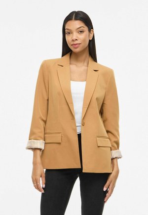 VILA EINREIHIGER   VIBONNIE - Blazer - tobacco brown