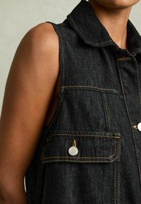 Reiss REGULAR FIT - BROOKLYN SLEEVELESS - Farmerruha - indigo