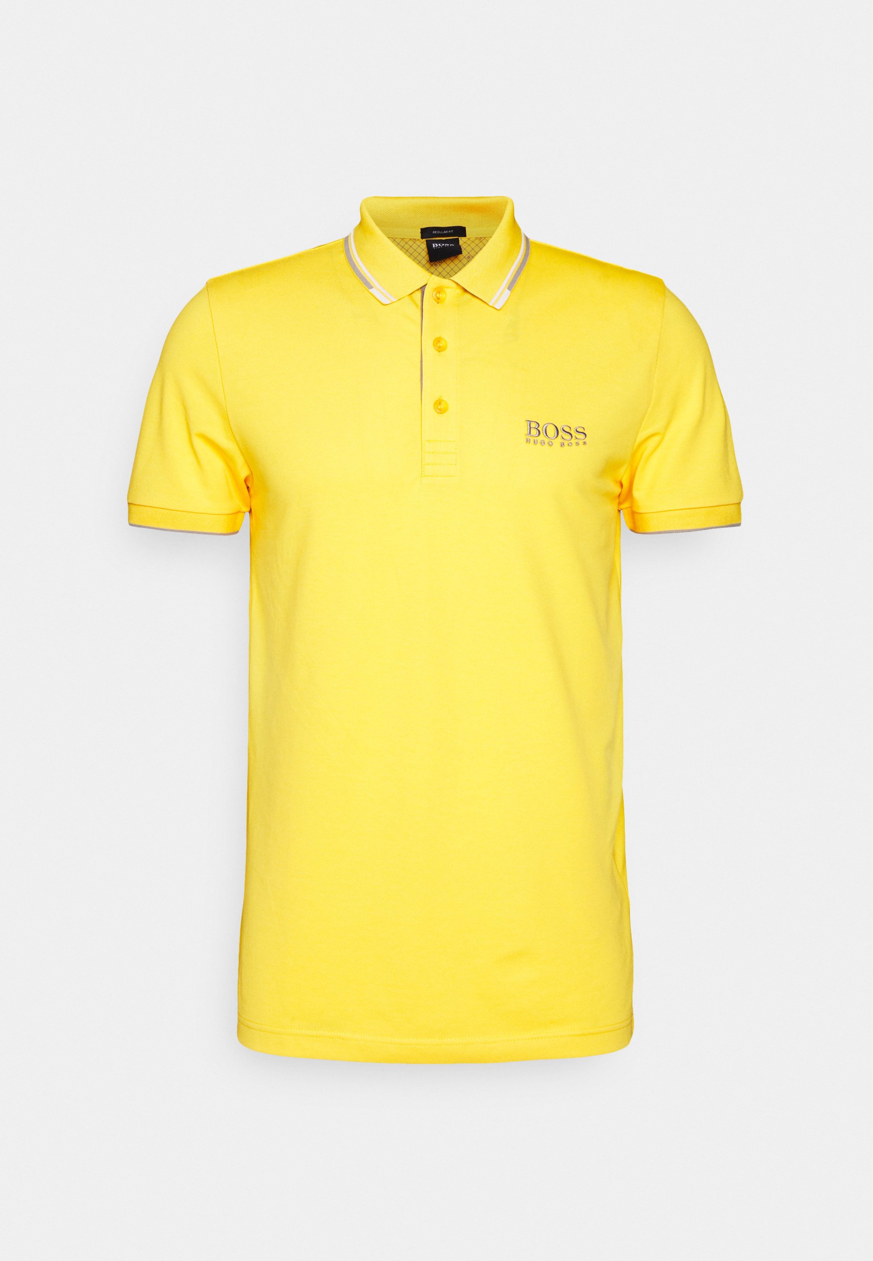 hugo boss yellow polo shirt