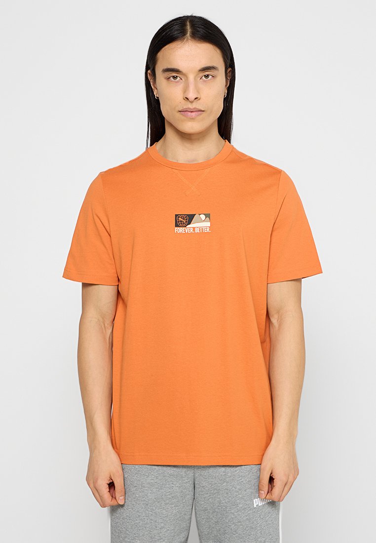 Puma T-shirt basic oranje