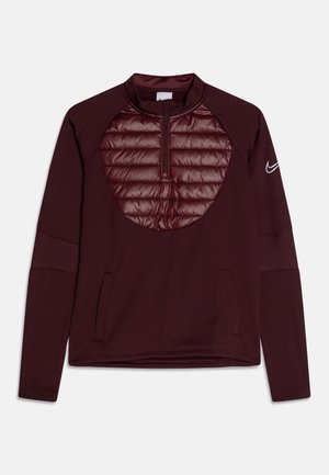 Nike Performance ACADEMY WINTERIZED UNISEX - Maglietta a manica lunga - burgundy crush/silver