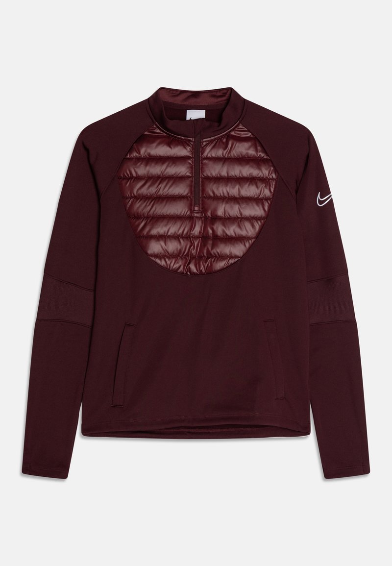 Nike Performance ACADEMY WINTERIZED UNISEX - Maglietta a manica lunga - burgundy crush/silver
