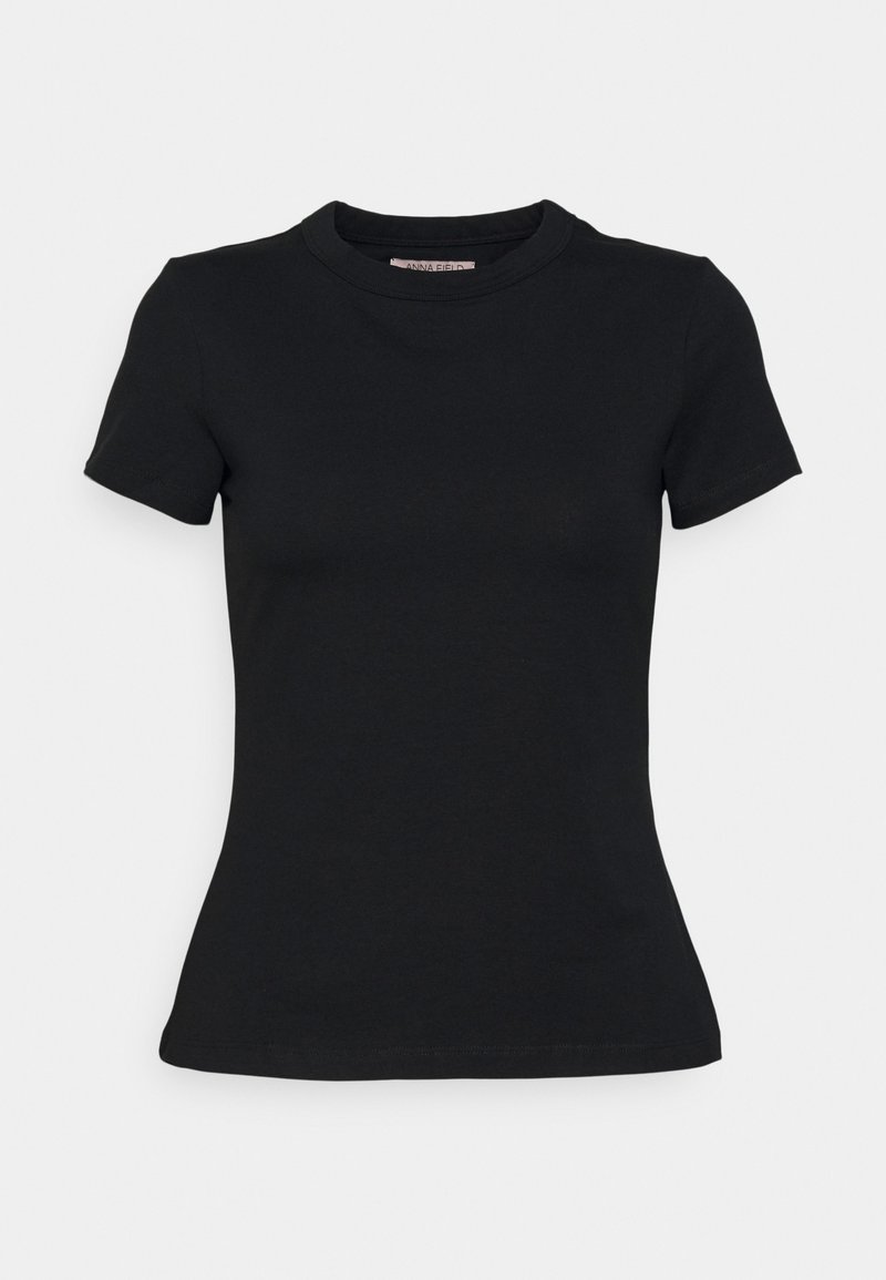 Damen T-Shirts | Anna Field 2 PACK Top black/schwarz - UI77383 Damen T-Shirts | Anna Field 2 PACK Top black/schwarz - UI77383