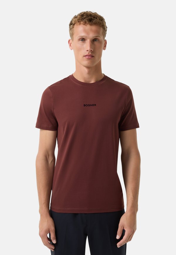 T-Shirt basic - weinrot