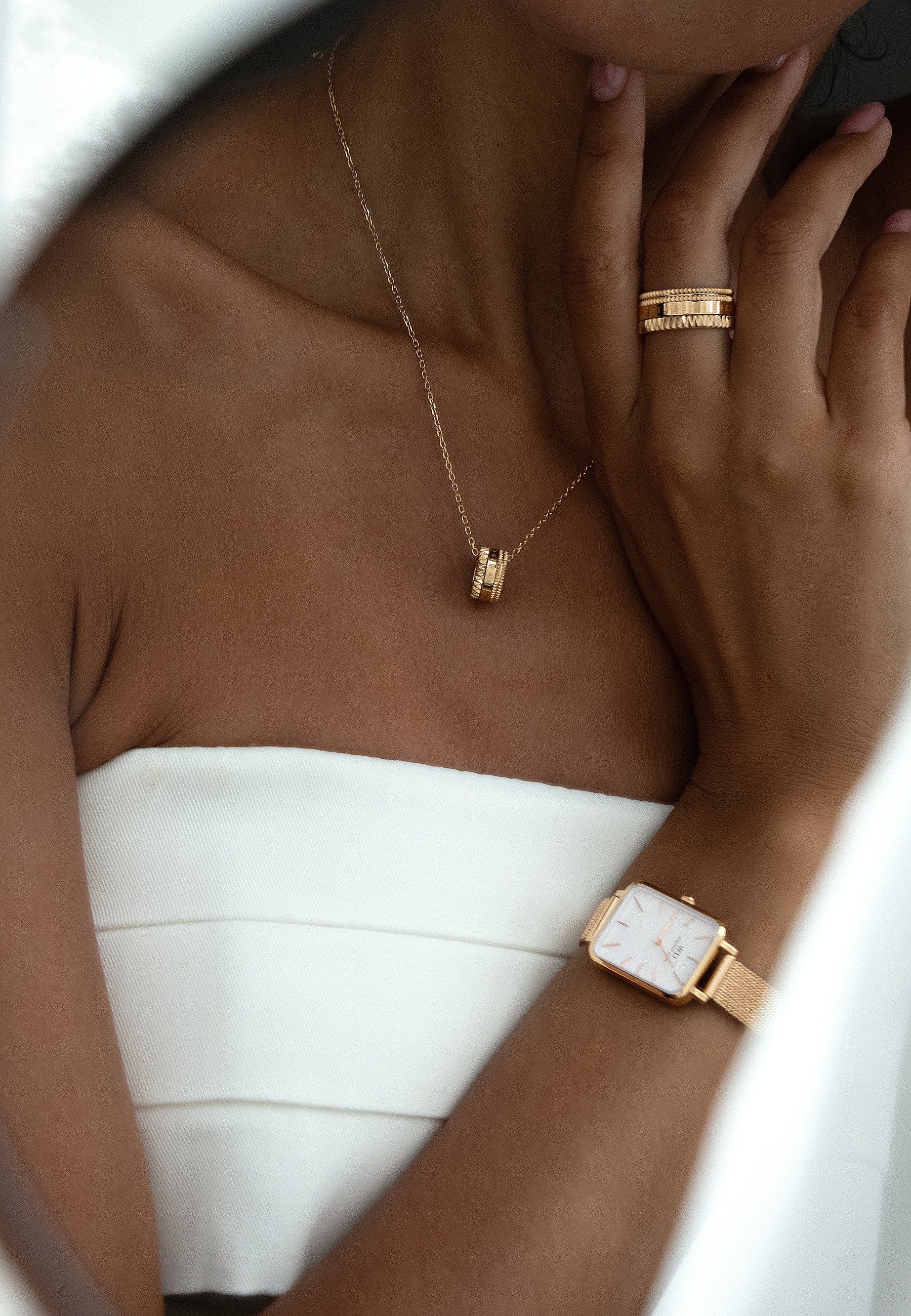 Daniel Wellington ELEVATION RING Rose Gold11.5号 DW00400198 ring band style Daniel Wellington Elevation jewel woman