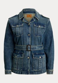 Lauren Ralph Lauren Woman KUFRELL BELTED DENIM FIELD JACKET ...