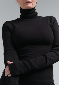 Seamless Basic COZY - Langærmet T-shirt - black