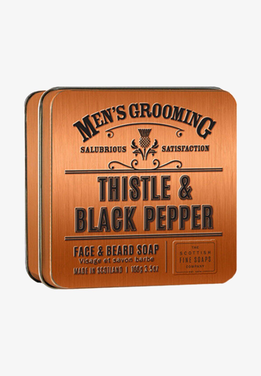 The Scottish Fine Soaps Company Men S Grooming Gesicht Und Bart Seife Distel Schwarzer Pfeffer Seife Zalando De