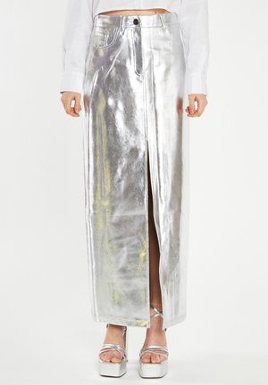 CENTRE  - Maxinederdele - silver pu