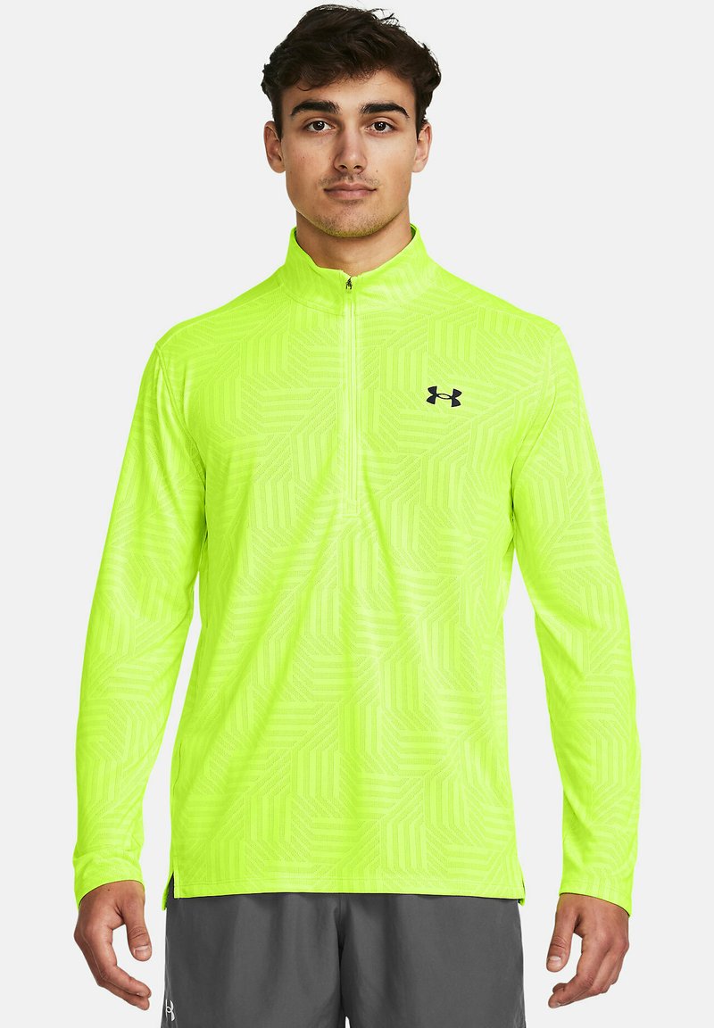 Under Armour - LONG-SLEEVES TECH VENT GTESSA - Neule - high vis yellow, Suurenna