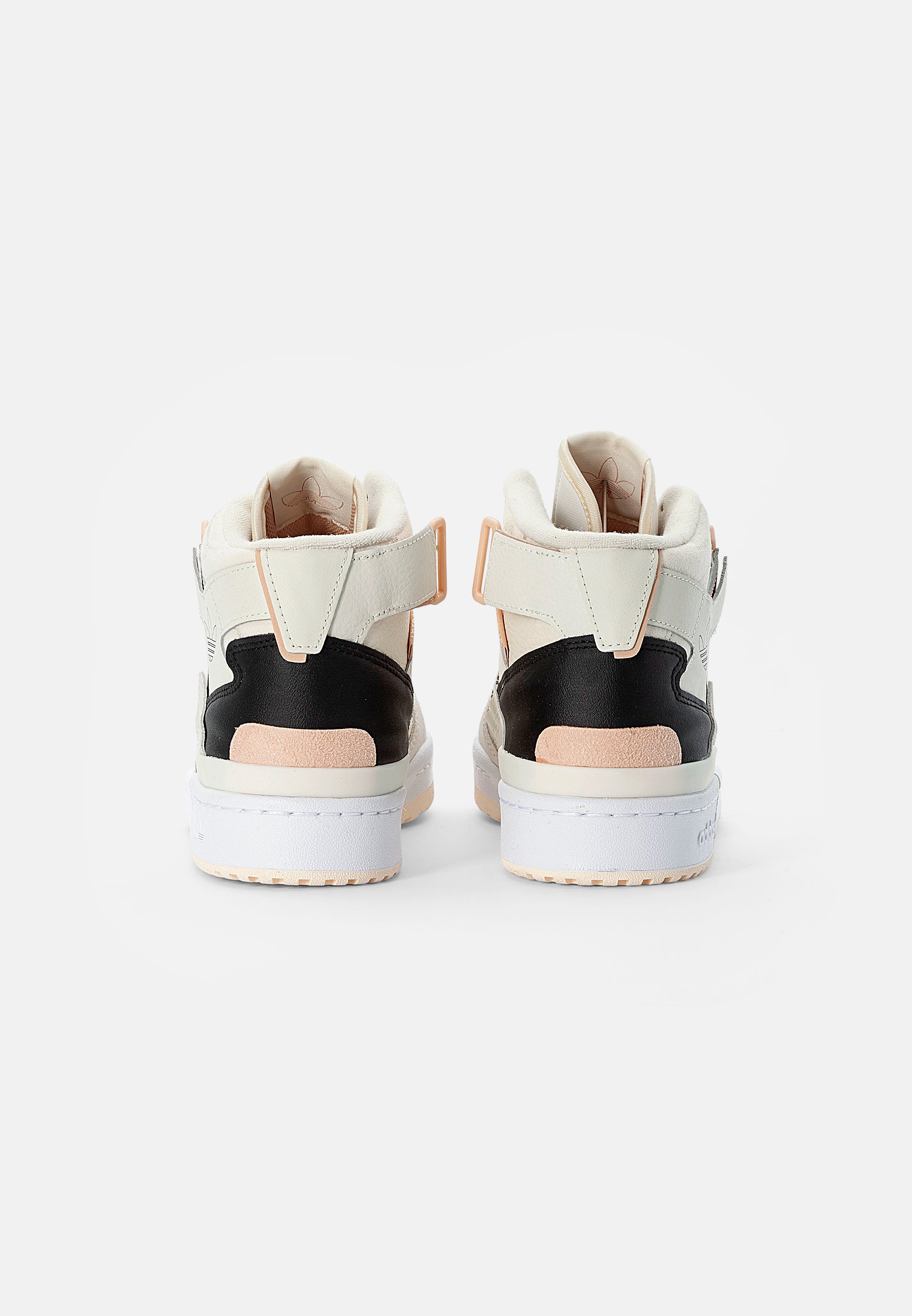 adidas Originals FORUM EXHIBIT MID - Zapatillas altas - off white/halo  blush/core black/crema - Zalando.es