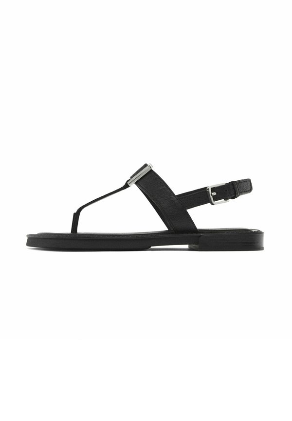 WITH METAL PIECE - T-bar sandals