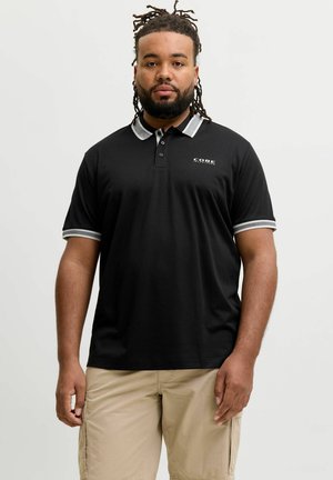 Jack & Jones POLOSHIRT PLUS SIZE POLOSHIRT - Poloshirts - black