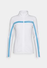 Sweat Femme J. Lindeberg – Veste Jersey Blanc/gris, Taille M, Sweat à Capuche Classique