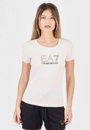 EVOLUTION  - T-shirt con stampa - mauve chalk