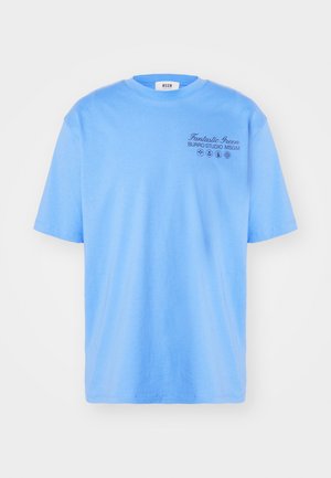 Print T-shirt - light blue