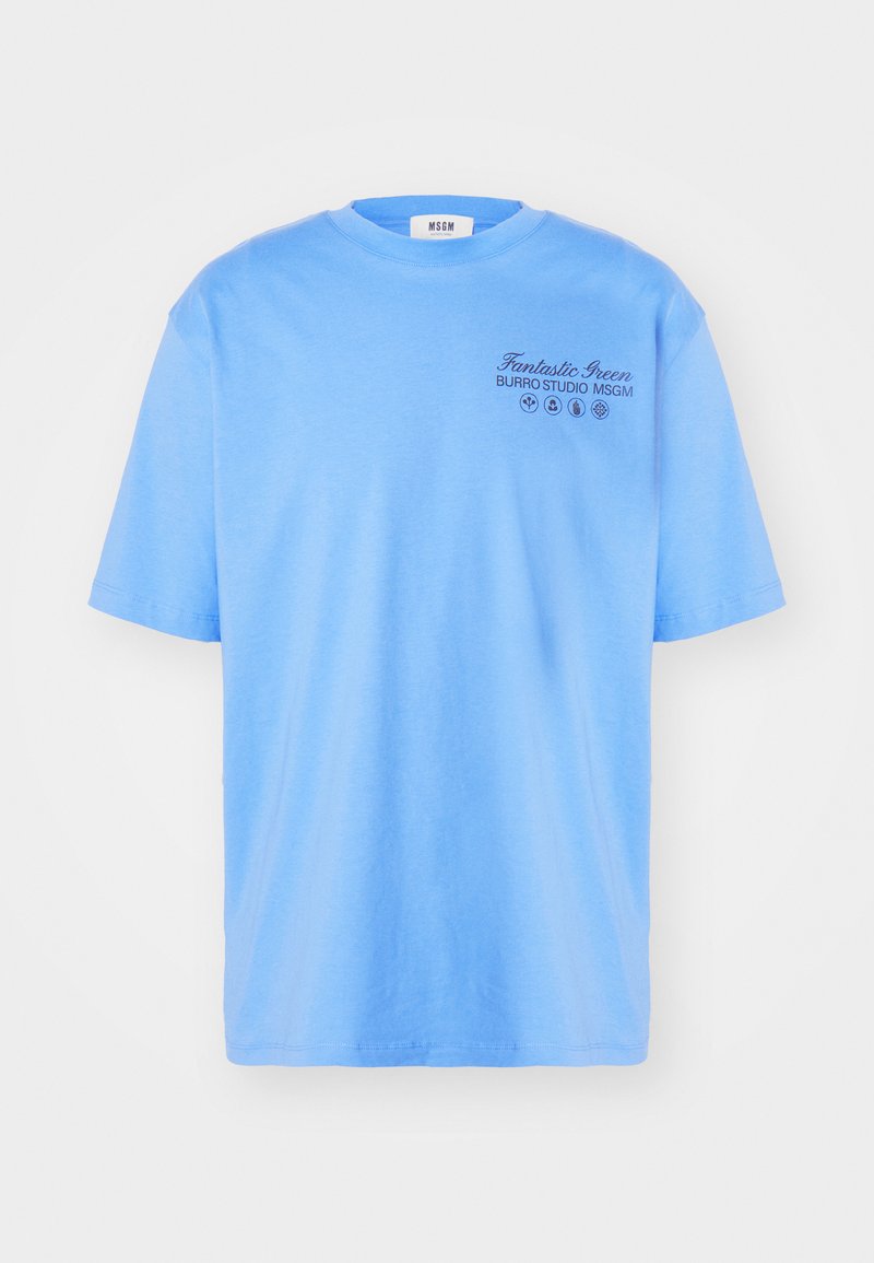 MSGM T-shirt print lichtblauw