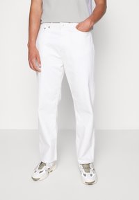 Weekday GALAXY LOOSE STRAIGHT UNISEX - Calças de ganga folgadas - white