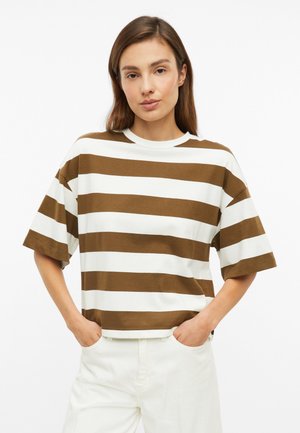 s.Oliver, T-SHIRT - Print T-shirt - braun