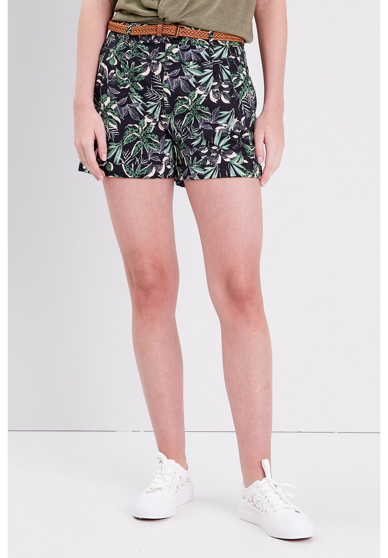 Damen Kleider | Cache Cache Shorts green/schwarz - YX94859 Damen Kleider | Cache Cache Shorts green/schwarz - YX94859
