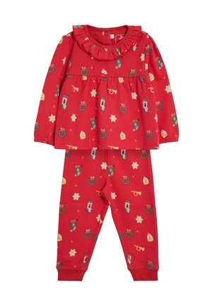 REGULAR FIT - SET - Pizsama szett - red white