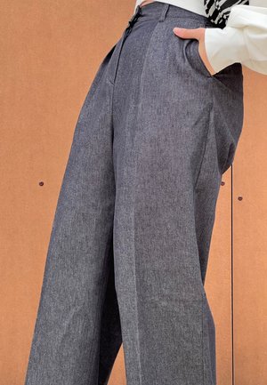 Broek - dark-blue denim