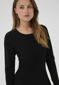 Kaffe MALINA - Džemperkleita - black deep