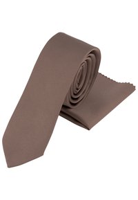 Prestije MIT EINSTECKTUCH - Tie - braun