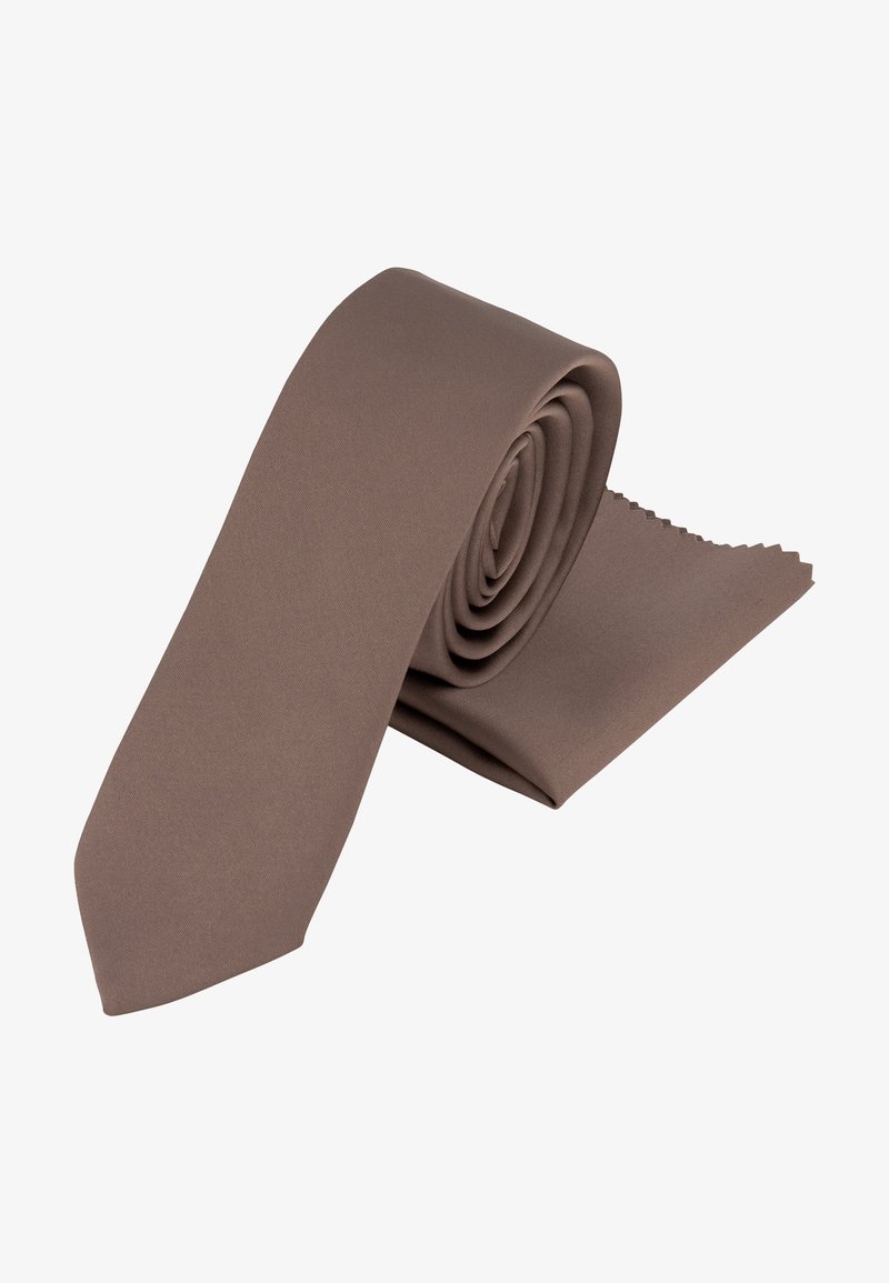 Prestije MIT EINSTECKTUCH - Tie - braun