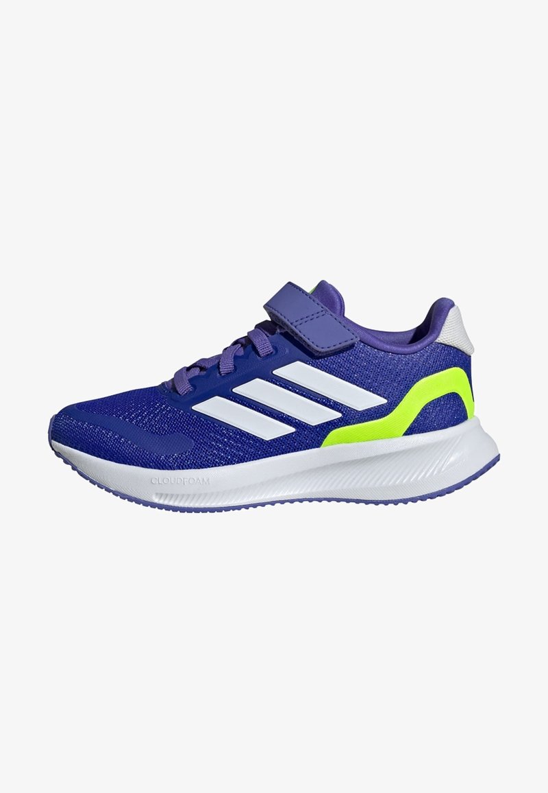 adidas Performance RUNFALCON 5 EL C - Hardloopschoenen voor op de weg - lucid blue   cloud white    blue