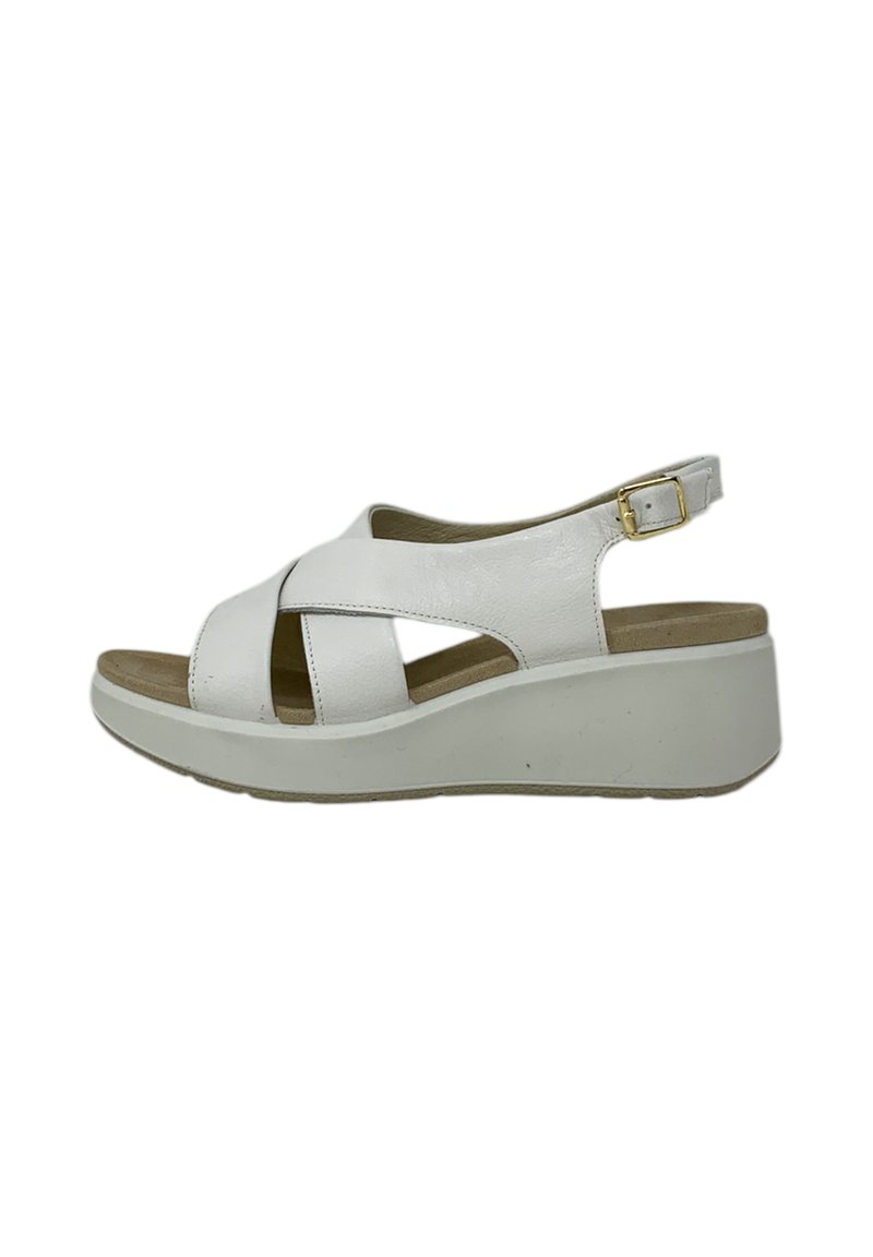 Enval Soft Sandali con plateau - bianco